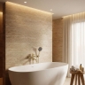 смеситель для ванны и душа Rea Lungo Stripe brushed gold (REA-B8055)