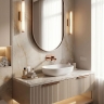 смеситель для умывальника Rea Arcos скрытого монтажа brushed copper (REA-B6976)