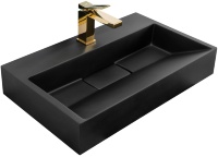 Lavabo Rea Goya 37x60 negro (REA-U8779)