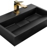 Lavabo Rea Goya 37x60 negro (REA-U8779)