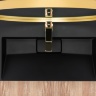 Lavabo Rea Goya 37x60 negro (REA-U8779)