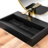 Lavabo Rea Goya 37x60 negro (REA-U8779)