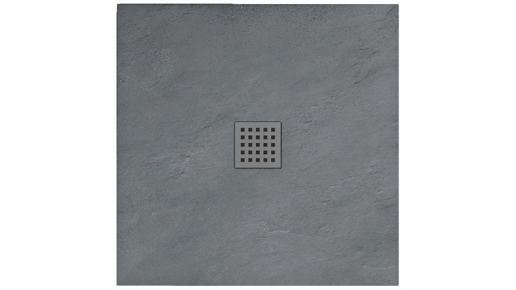 Bandeja Rea Grey Rock 90x90 cuadrada gris (REA-K4585)
