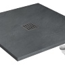 Bandeja Rea Grey Rock 90x90 cuadrada gris (REA-K4585)