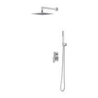 Sistema de ducha empotrado Omnires Fresh cromado (SYSFR17CR)