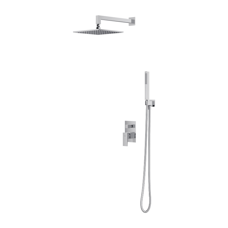 Sistema de ducha empotrado Omnires Fresh cromado (SYSFR17CR)