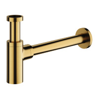 Sifón de lavabo Omnires en oro cepillado (A186GLB)