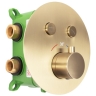Juego de ducha empotrado Rea Lungo-Miler cepillo dorado (REA-P6716)