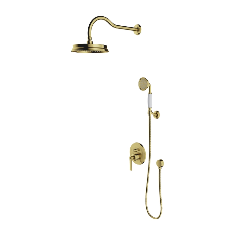 concealed shower system Omnires Armance brushed brass (SYSAM10BSB)