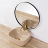Lavabo Rea Luiza 42,5x42,5 beige mate (REA-U9607)