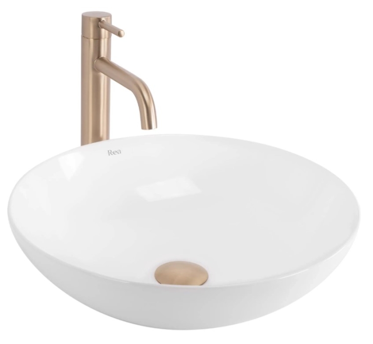 умывальник Rea Anika 40,5x40,5 white (REA-U6367)