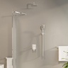concealed shower system Omnires Parma chrome/white (SYSPM16ACRB)