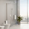concealed shower system Omnires Parma chrome/white (SYSPM16ACRB)