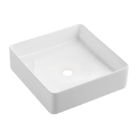 Lavabo Omnires Pasadena 36x36 blanco (PASADENA360BP)