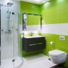 Cabina de ducha Omnires Manhattan 90x90cm cristal de seguridad, cromo (ADF90XLUX-TCRTR)