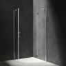 Cabina de ducha Omnires Manhattan 90x90cm cristal de seguridad, cromo (ADF90XLUX-TCRTR)