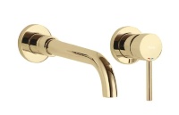 Mezclador de lavabo empotrado Rea Lungo dorado largo (REA-B0370)