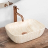 умывальник Rea Belinda Mini 36x25 travertine matt (REA-U4700)