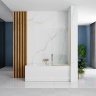 shower curtain Rea Elegant 70x140 gold transparent glass (REA-W5600)