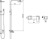 shower system Omnires Parma black matt (PM7444BL)