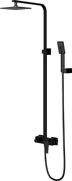 shower system Omnires Parma black matt (PM7444BL)