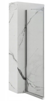 Mampara de ducha Rea Molier 90x190 cristal de seguridad, transparente, cromado (REA-K8535)
