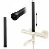 Adaptador Rea para barra de extensión de ducha, color negro (REA-K7701)