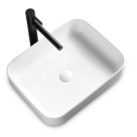 Lavabo Rea Demi Slim 40x50,5 blanco (REA-U1953)