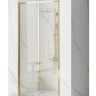 shower door Rea Rapid Fold 80x195 safety glass, gold (REA-K4128)