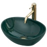 washbasin Rea Sofia 34,5x41 green (REA-U8543)