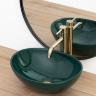 washbasin Rea Sofia 34,5x41 green (REA-U8543)