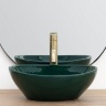 washbasin Rea Sofia 34,5x41 green (REA-U8543)
