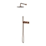 Omnires Contour concealed shower system, brushed copper (SYSCT10CPB)