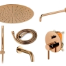 душевая система скрытого монтажа Rea Lungo copper (REA-P7998)