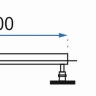 trap Rea Greek gold 800 mm (REA-G8006)