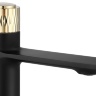 Mezclador de lavabo Rea Storm negro/dorado (REA-B9987)