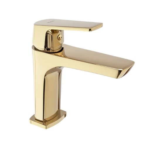 Mezclador de lavabo Rea Rusel dorado (REA-B2033)