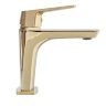 Mezclador de lavabo Rea Rusel dorado (REA-B2033)