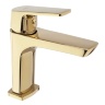 Mezclador de lavabo Rea Rusel dorado (REA-B2033)