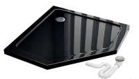 Bandeja Rea Diamond 90x90 negra (REA-K8543)