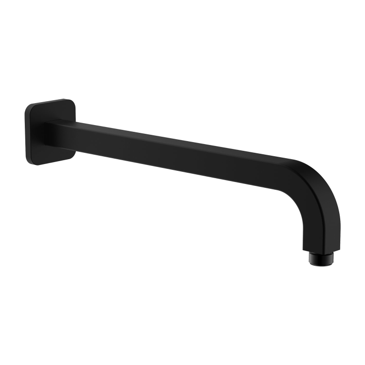 Soporte de ducha de techo Omnires negro de 35 cm (RA15BL)