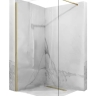 Mampara de ducha Rea Aero 120x195 cristal de seguridad, dorado (REA-K4702)