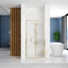 Puerta de ducha Rea Rapid Fold 90x195 vidrio de seguridad, dorado (REA-K4129)