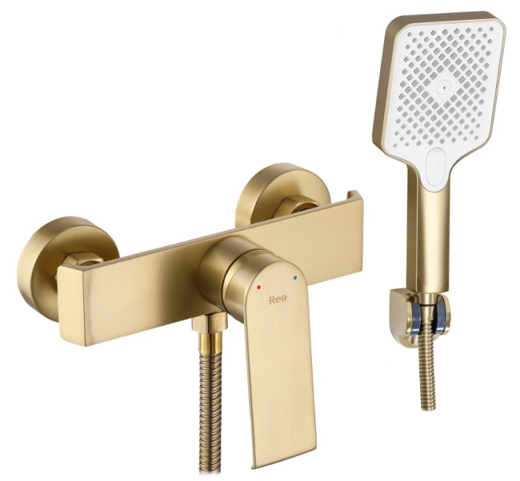 Mezclador de baño Rea Hass dorado mate (REA-B6403)