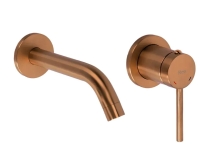 смеситель для умывальника Rea Clif скрытого монтажа, brushed copper + box (REA-B5842)