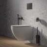 инсталляция Omnires Flush Set, панель смыва STEEL-R45, brushed anthracite (STFWC1R45-RAT)
