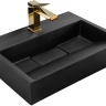 washbasin Rea Goya 37x50 black matt (REA-U8778)