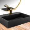 washbasin Rea Goya 37x50 black matt (REA-U8778)