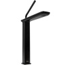 Mezclador de lavabo Rea Modo alto, negro (REA-B5664)