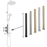 Adaptador Rea para barra de extensión de ducha dorado (REA-K7702)